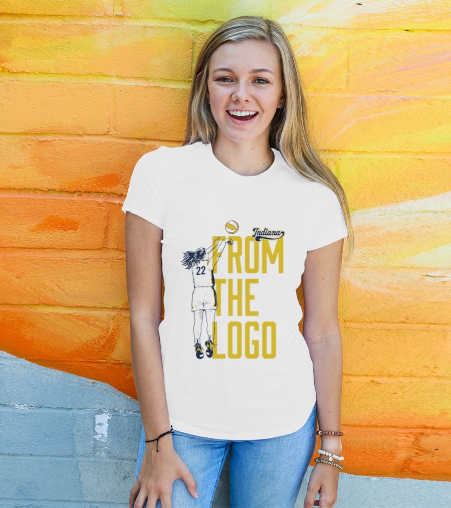 Caitlin Clark Indiana From The Logo Basketball 22 T-Shirt