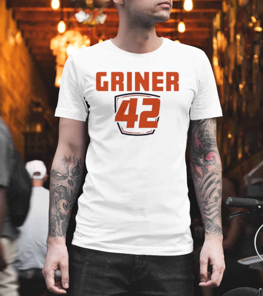 Griner 42 Phoenix Mercury Basketball Team Fan Gear T-Shirt