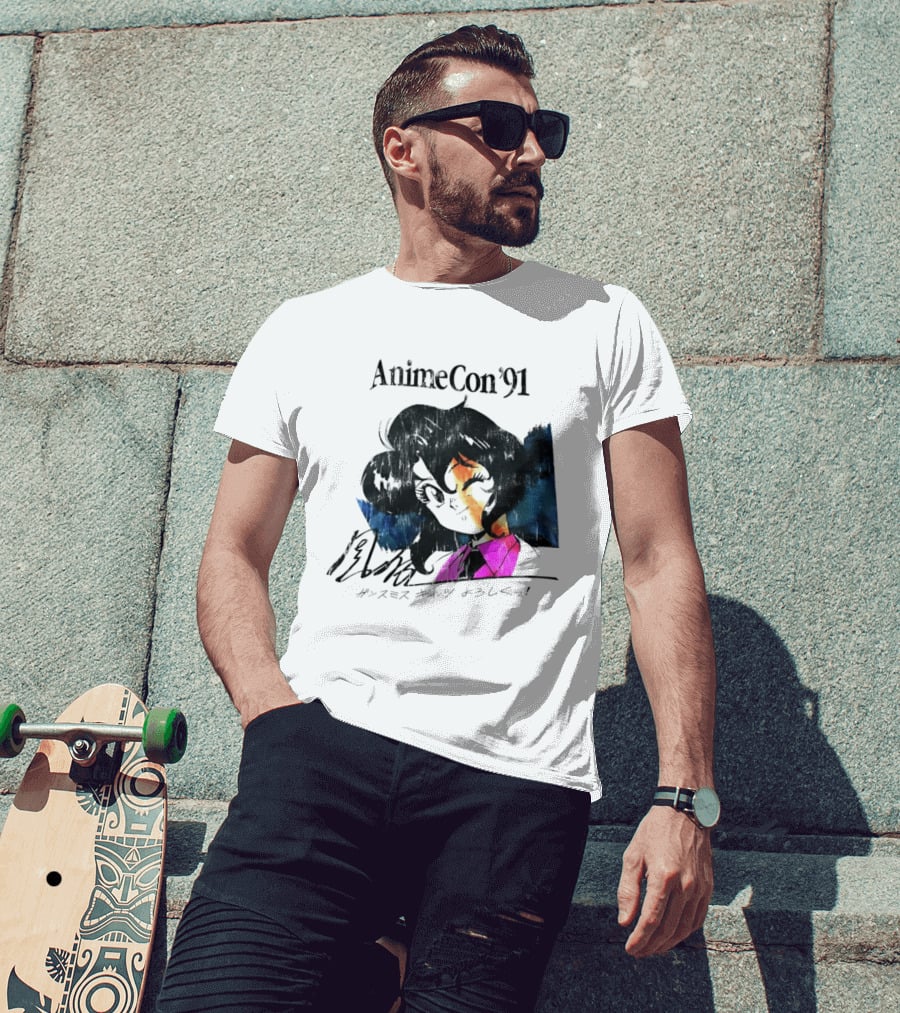 AnimeCon '91 Rally Vincent Gunsmith Cats Manga T-Shirt
