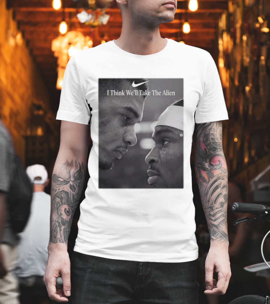 I Think We'll Take The Alien NBA Basketball Victor Wembanyama T-Shirt