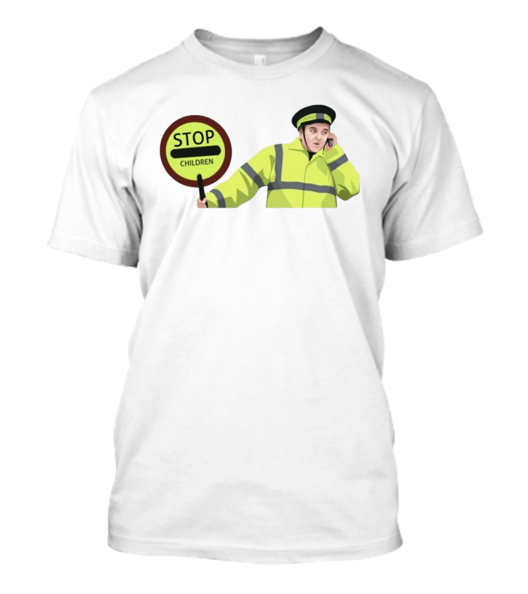 Line Of Duty Stop Children Max And Paddy Crossing Guard T-Shirt