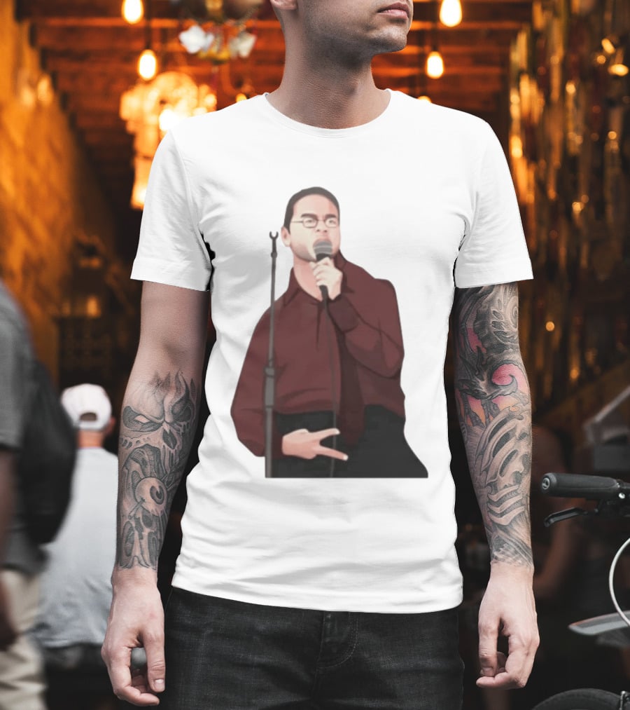 Max And Paddy Stand Up Comedy Performance Live Stage Microphone T-Shirt