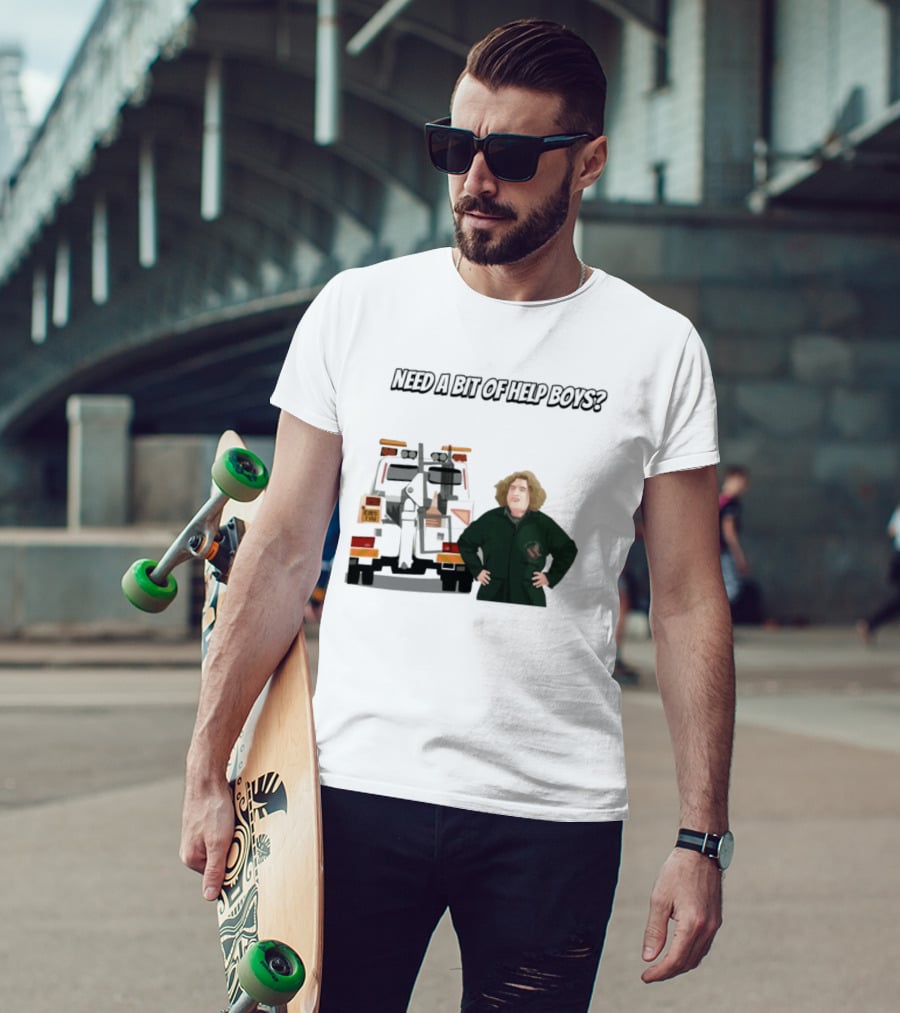 NEED A BIT OF HELP BOYS Paddy Tow Truck Raymond Stantz T-Shirt