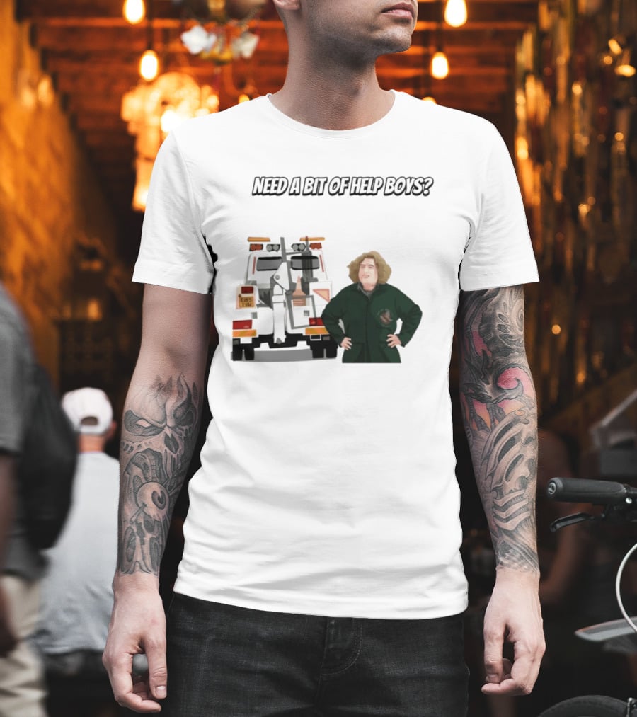 NEED A BIT OF HELP BOYS Paddy Tow Truck Raymond Stantz T-Shirt