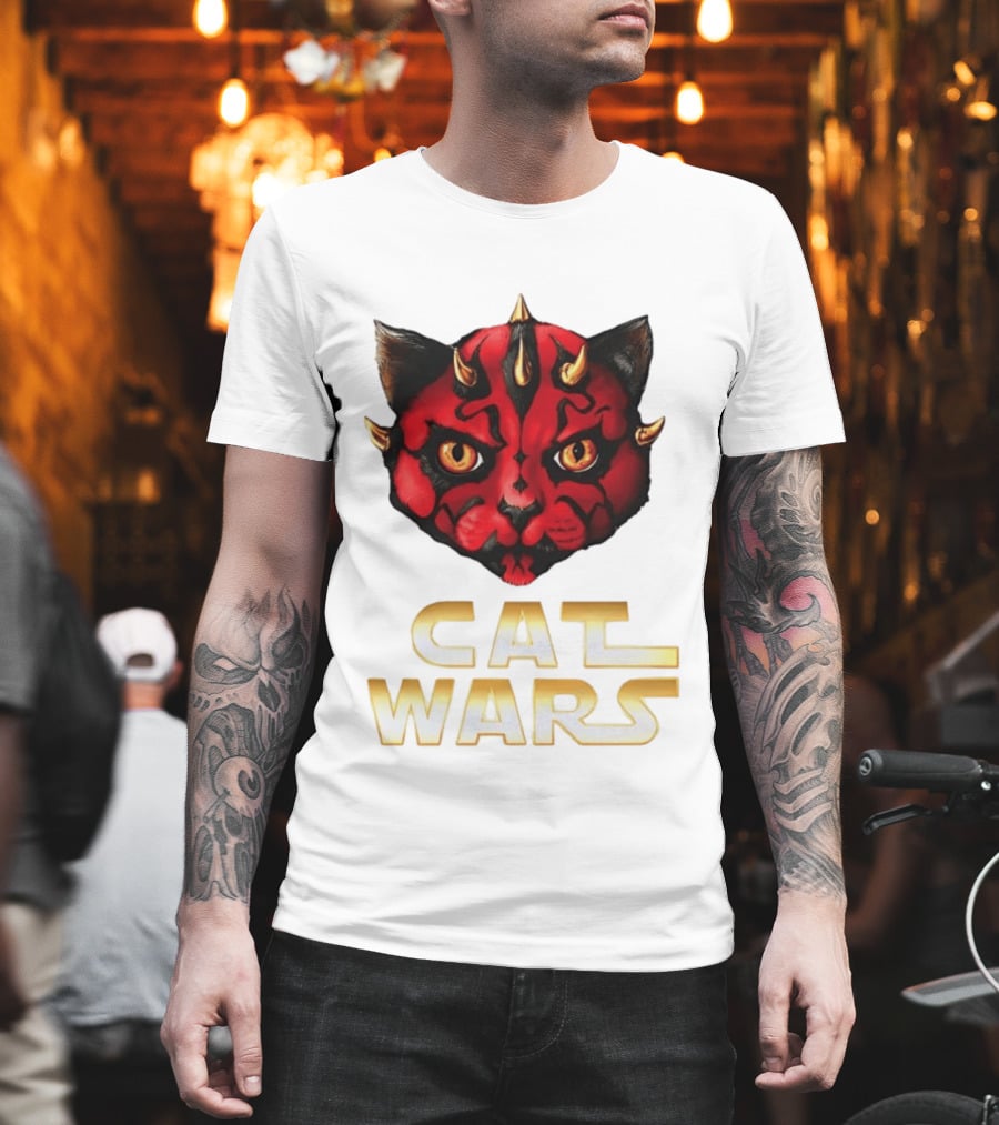 Darth Maul Cat Wars Star Wars Quality Comfortable Wear T-Shirt