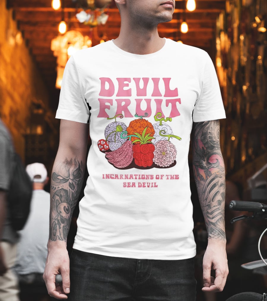 Devil Fruit Incarnations Sea Devil One Piece Anime Manga T-Shirt