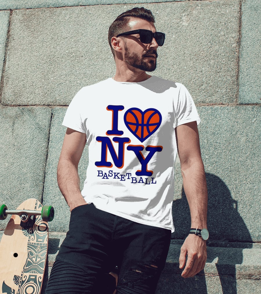 I Heart NY Basketball 2026 New York Knicks NBA T-Shirt