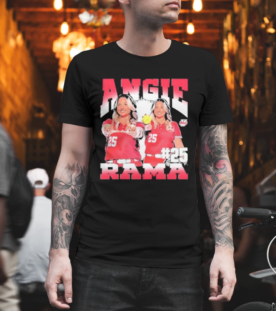 Angie Rama 25 Umass Athletics NCAA Softball T-Shirt