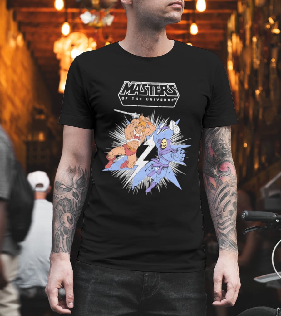 Masters Of The Universe He Man Vs Skeletor Epic Battle 2026 T-Shirt