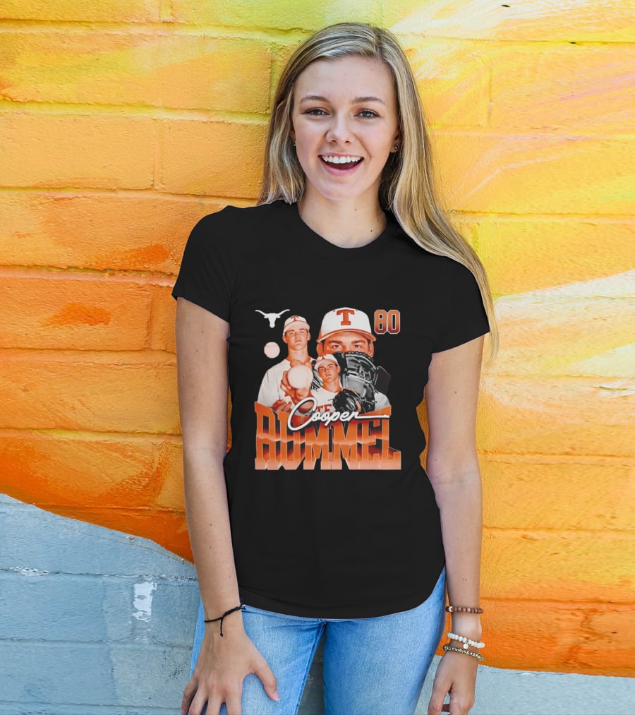 Texas Longhorns Cooper Rummel Baseball Collage 80 T-Shirt