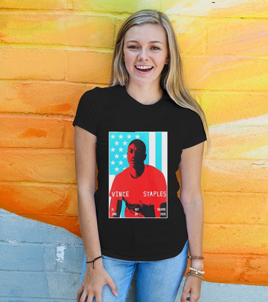 Vince Staples El Rey Theatre Los Angeles June 4 2026 T-Shirt