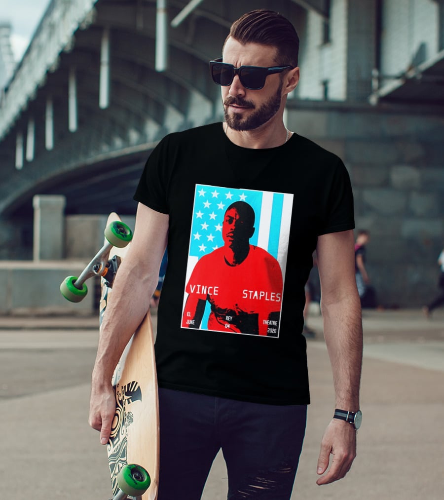 Vince Staples El Rey Theatre Los Angeles June 4 2026 T-Shirt