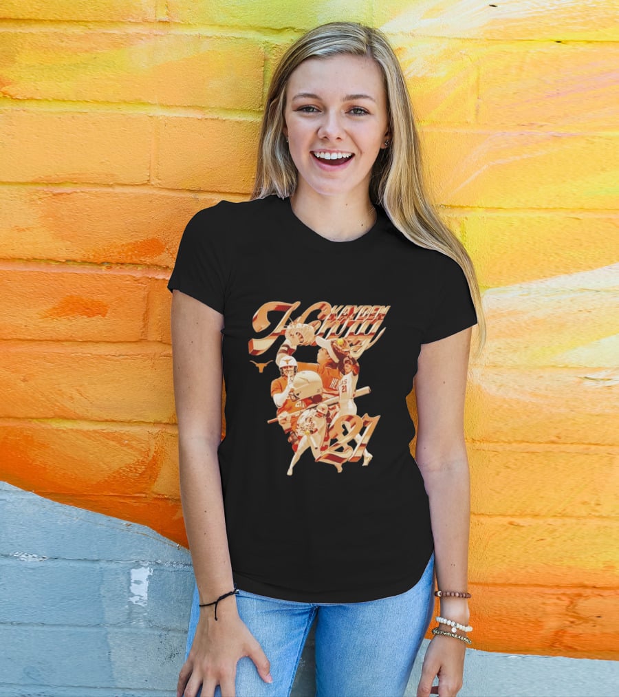 Kayden Henry Texas Longhorns 21 NCAA Softball 2026 T-Shirt