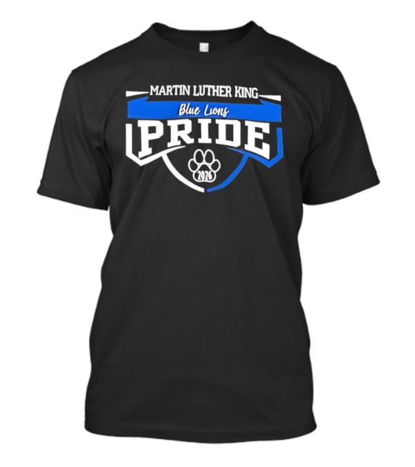 Martin Luther King Blue Lions Pride 2026 Paw T-Shirt