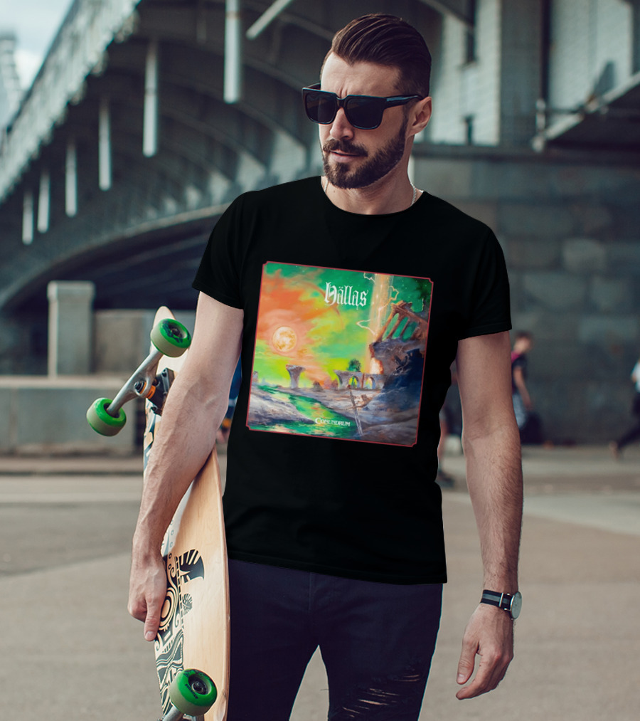 Hällas Conundrum Fantasy Moonscape Adventure T-Shirt