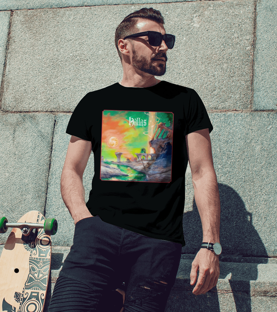 Hällas Conundrum Fantasy Moonscape Adventure T-Shirt