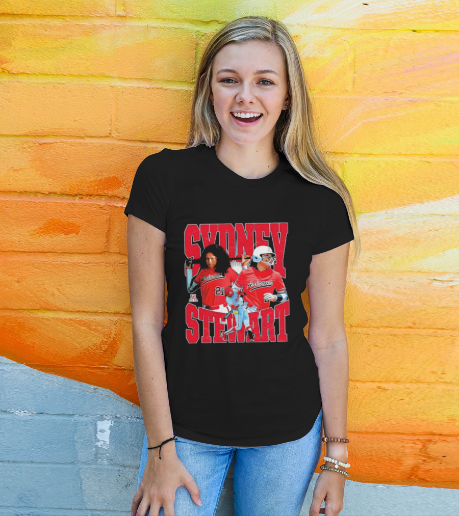 Sydney Stewart Arizona Wildcats NCAA Softball Team T-Shirt