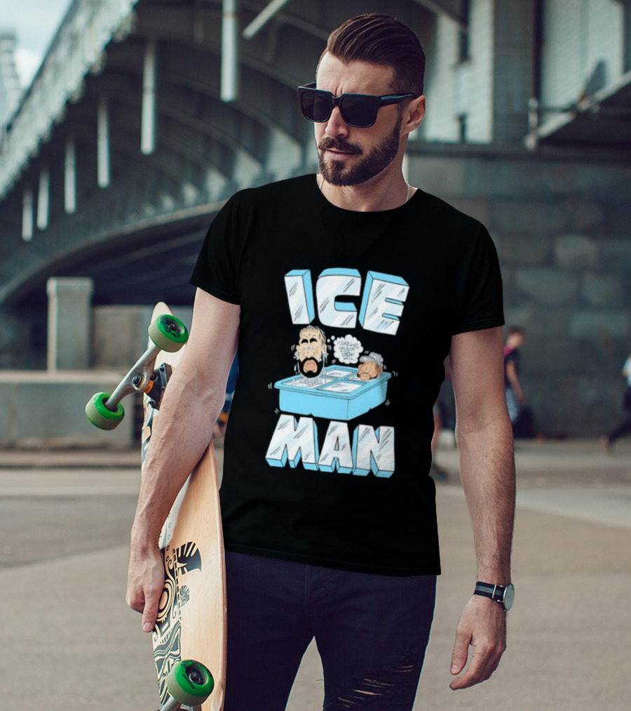 Iceman Fronko Musta Drew Diss Caricature Drake T-Shirt