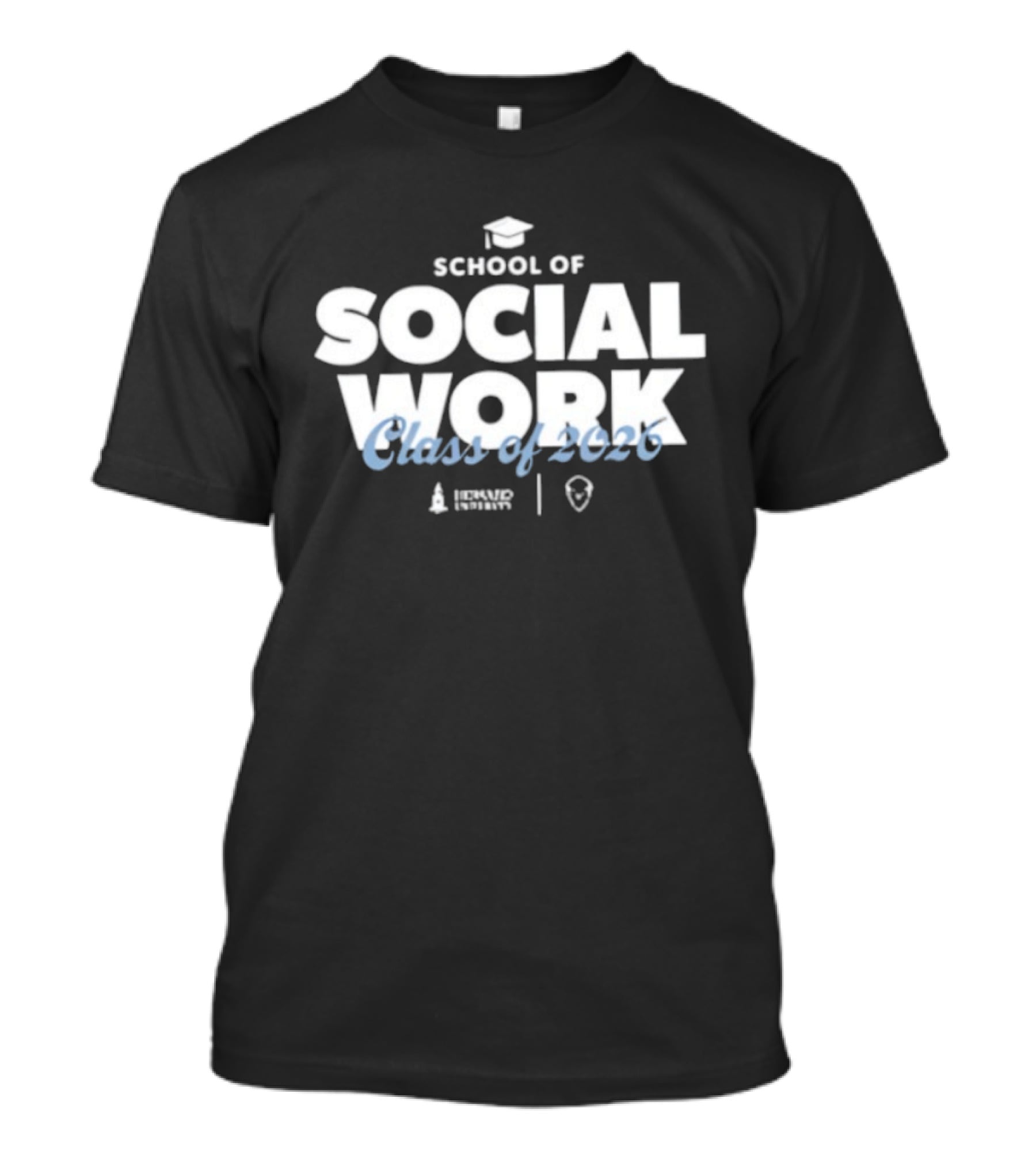 Howard University School Of Social Work Class Of 2026 Graduation T-Shirt