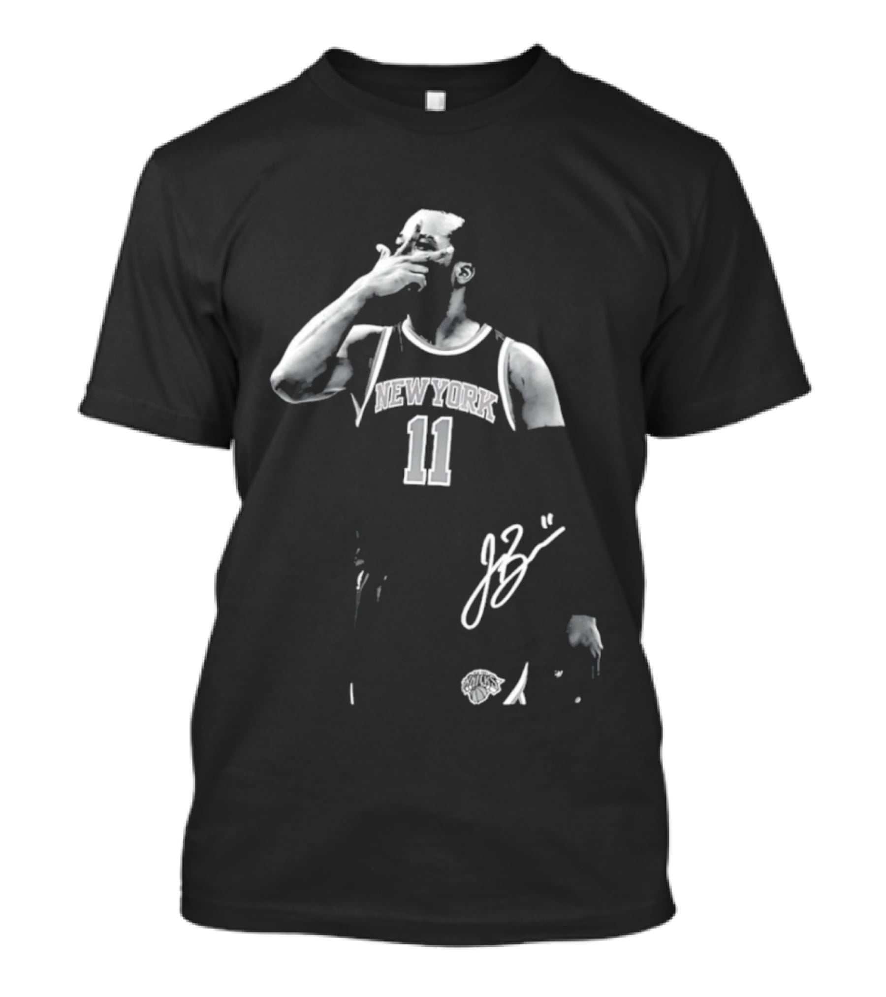 Jalen Brunson New York Knicks 11 Captain Clutch Signature T-Shirt