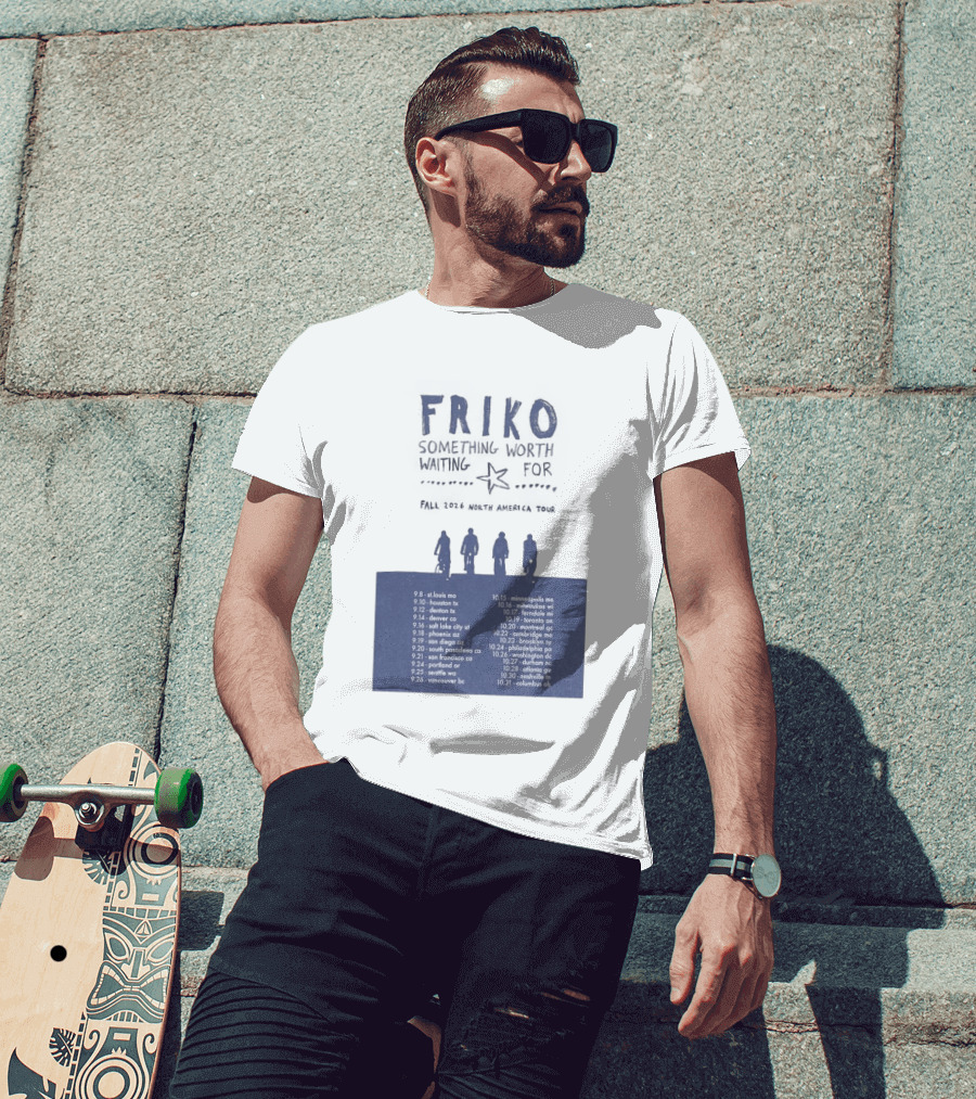 Friko Something Worth Waiting For 2026 North America Tour Dates And Cities T-Shirt