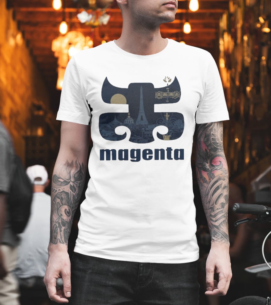 Magenta Skateboards Magenpath Ipath Eiffel Tower Paris Collab T-Shirt