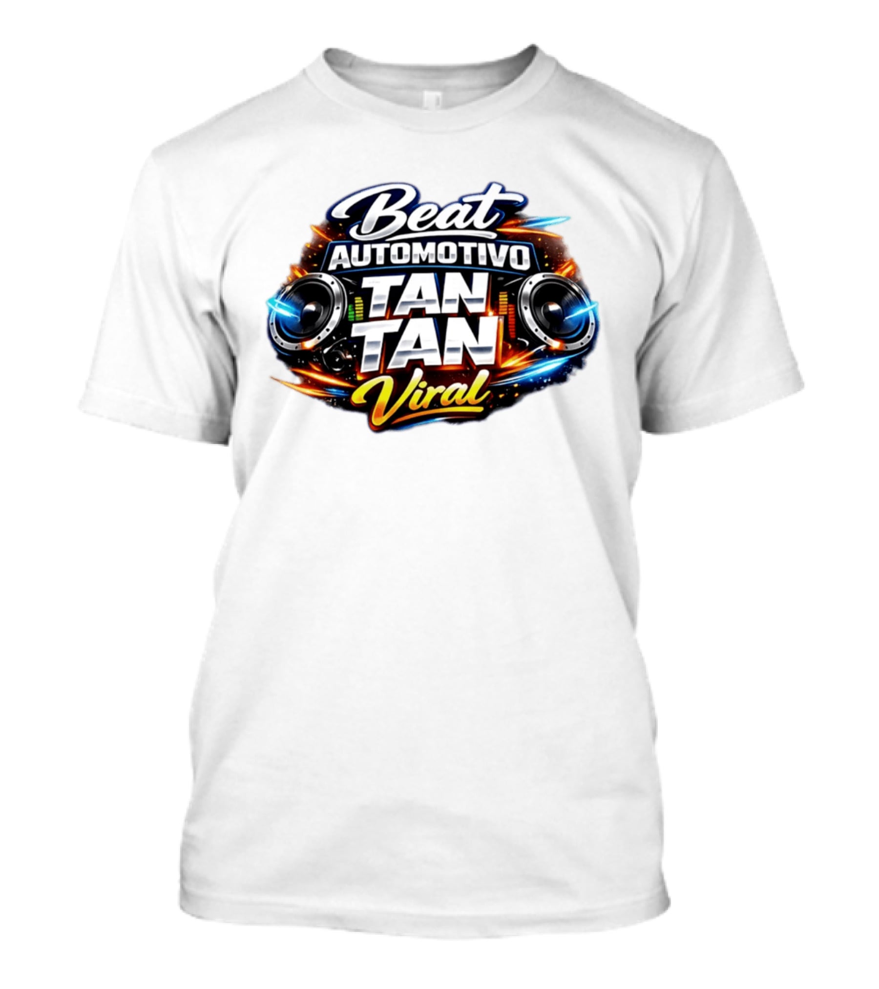 Beat Automotivo Tan Tan Tan Viral Audio Speaker Music T-Shirt