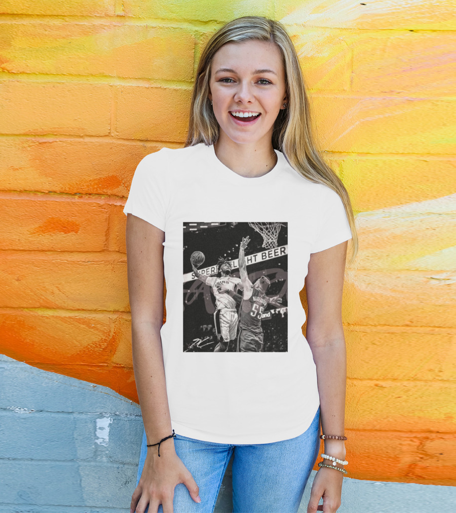 San Antonio Spurs Basketball Hartenstein 55 Player Action Photo Sport Superior Light Beer T-Shirt