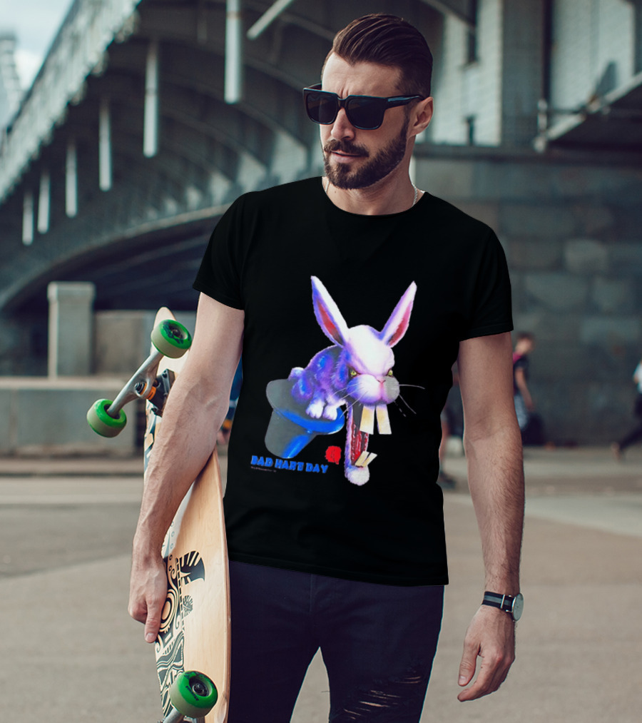Goosebumps Bad Hare Day Evil Rabbit In Hat T-Shirt