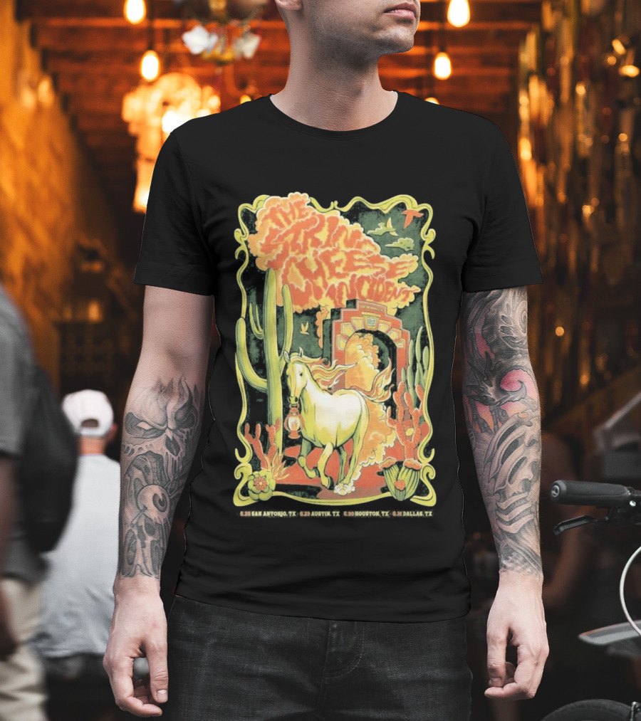 The String Cheese Incident Horse Cacti May 30 2026 Houston TX T-Shirt