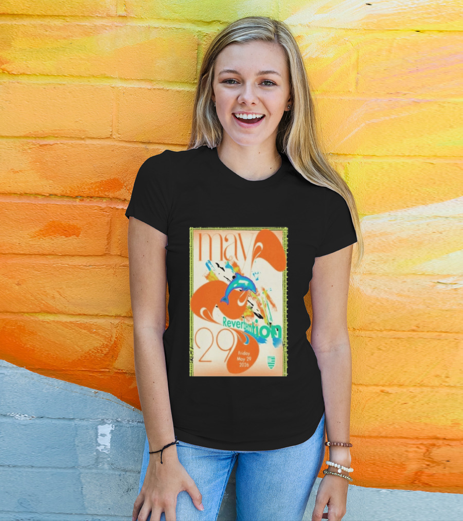 Reverberation Dolphin Event May 29 2026 Zebulon Los Angeles CA T-Shirt