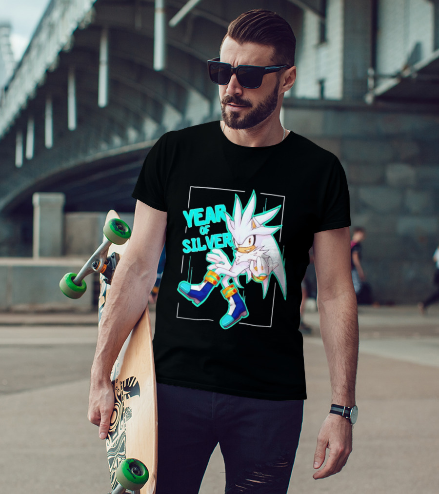 Year Of Silver Hedgehog Classic Character T-Shirt