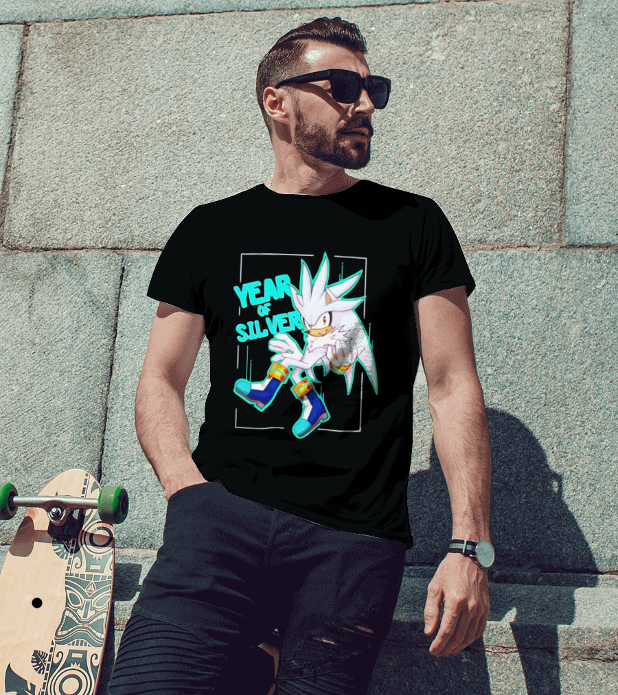 Year Of Silver Hedgehog Classic Character T-Shirt