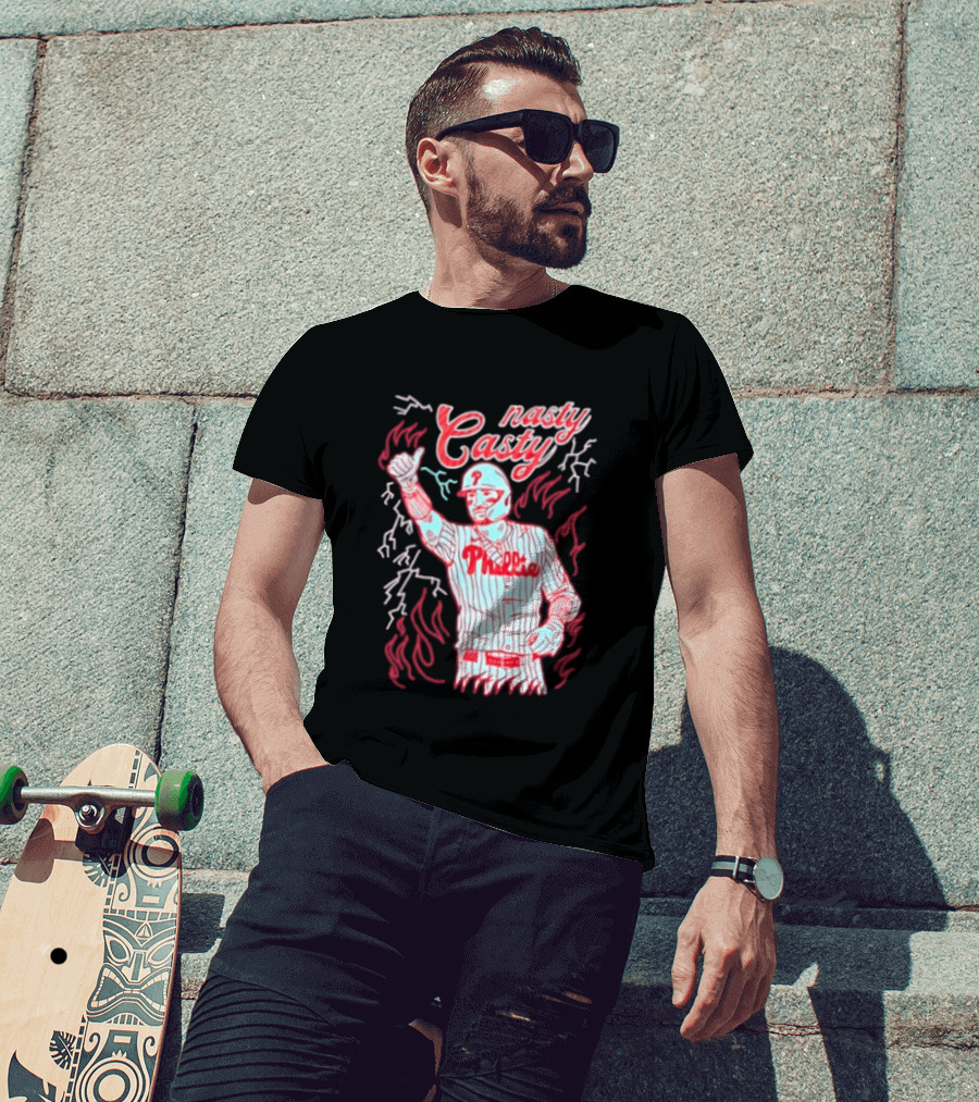Nasty Casty Philadelphia Phillies Bryce Harper T-Shirt