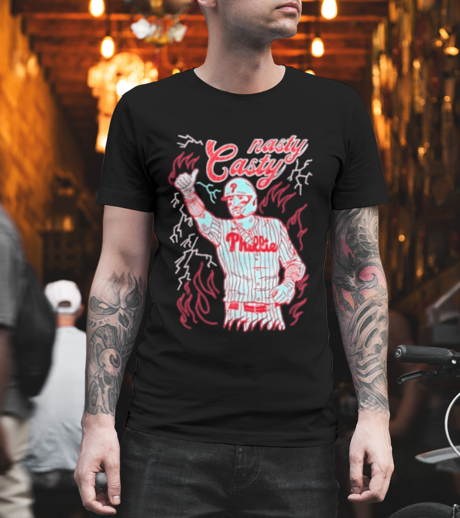 Nasty Casty Philadelphia Phillies Bryce Harper T-Shirt