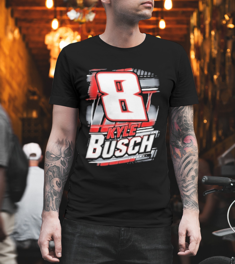 Kyle Busch Number 8 Racing NASCAR Fan T-Shirt