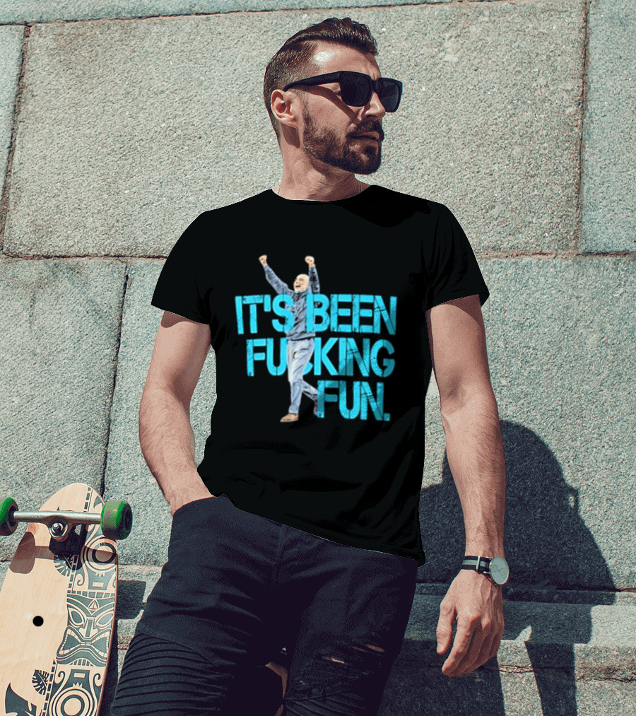 Pep Guardiola Manchester City It's Been Fucking Fun Celebration T-Shirt