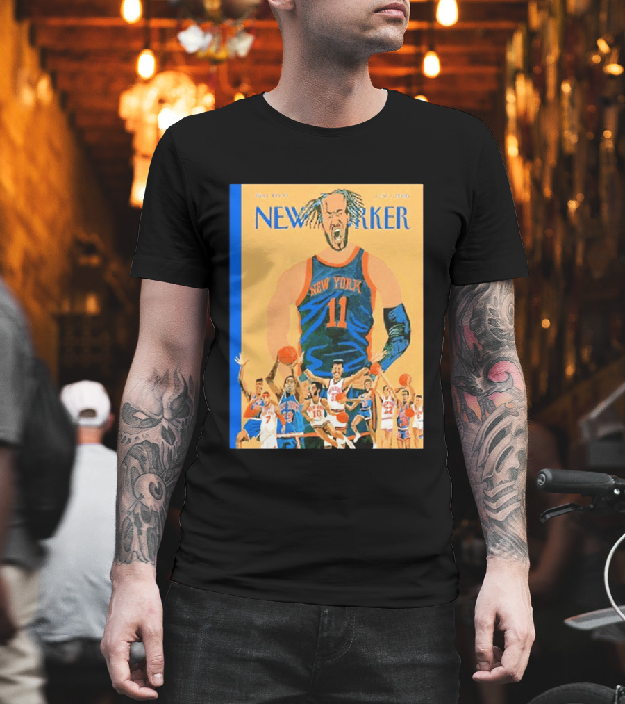 Kings Of New York Jalen Brunson New York Knicks New Yorker Issue Jan 1 2024 Basketball Players T-Shirt