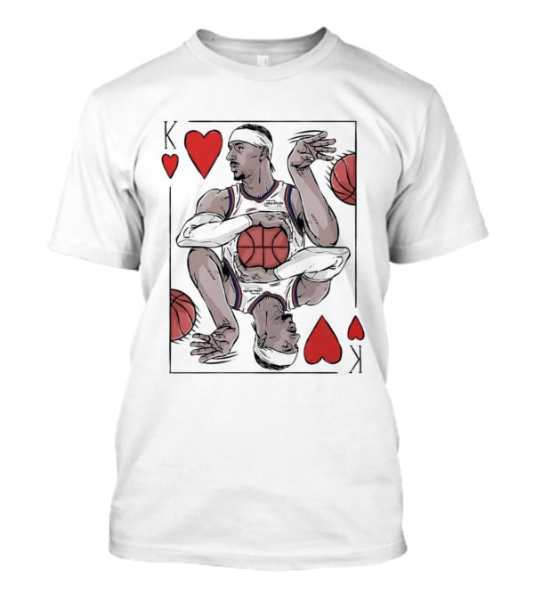 Shai Gilgeous Alexander OKC Thunder NBA Playing Card Heart T-Shirt