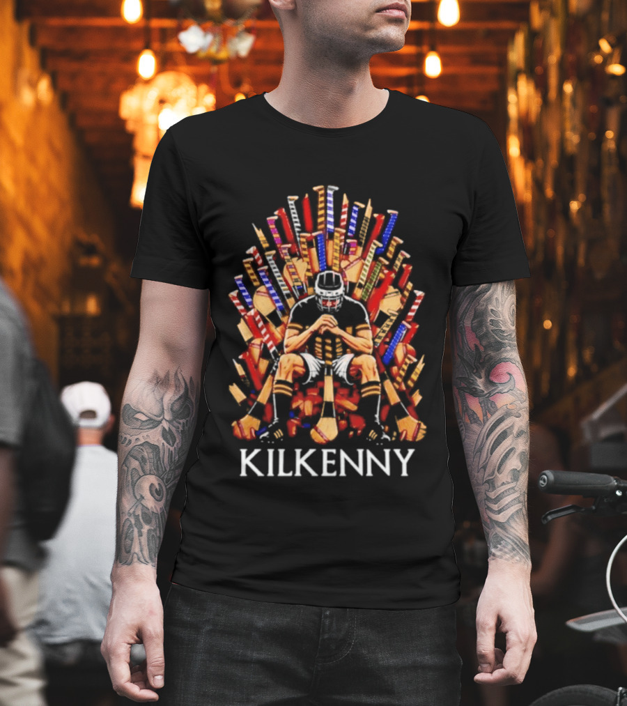 Kilkenny Hurling Iron Throne Game Of Hurls T-Shirt
