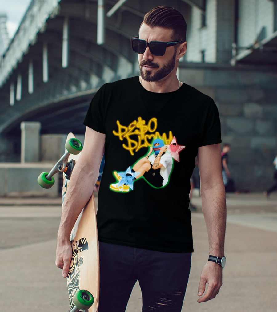 Peso Pluma Zero Love Balaclava Stars P Hundred T-Shirt