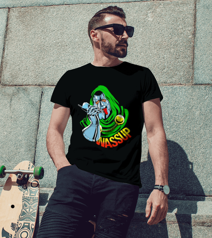 Wassup Doctor Doom Iconic Supervillain T-Shirt