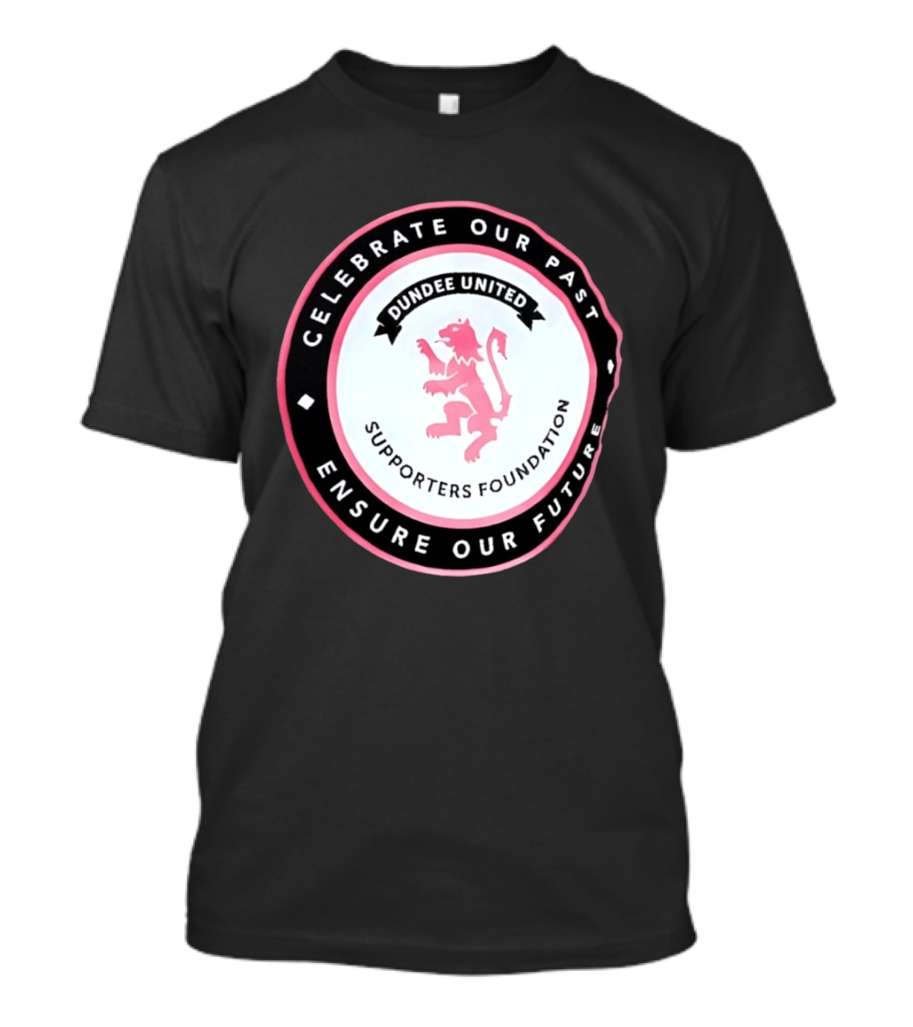 Dundee United Celebrate Our Past Ensure Our Future Supporters Foundation Lion Crest T-Shirt
