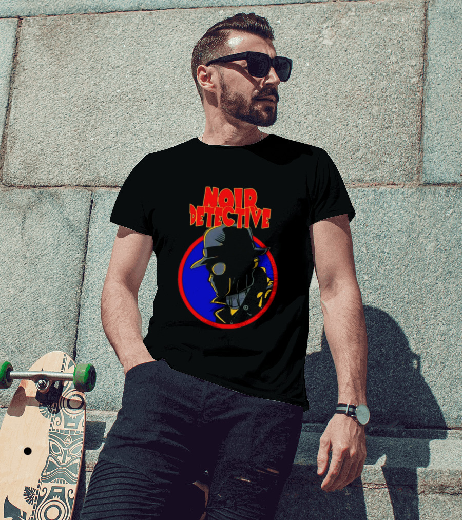 Noir Detective Private Investigator Mystery Solver T-Shirt