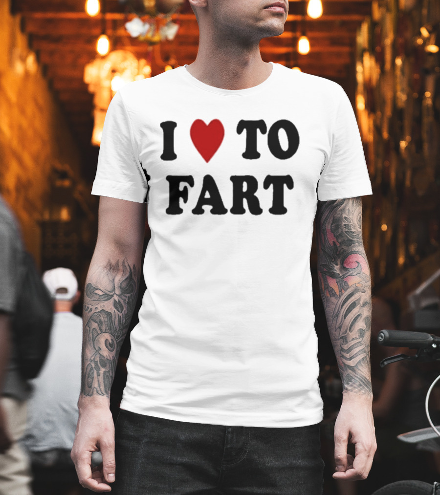 I Heart To Fart Bert Blyleven Humor T-Shirt