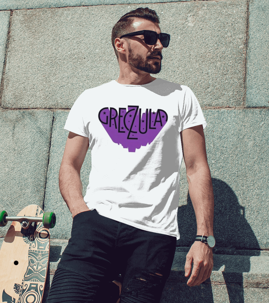 Greczula Starry Purple Tour 2026 Font T-Shirt
