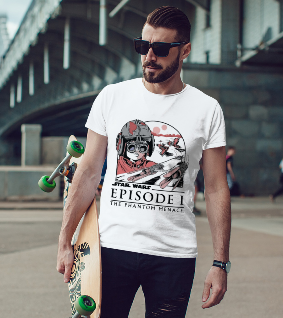 Star Wars Episode I The Phantom Menace Podrace Scene T-Shirt