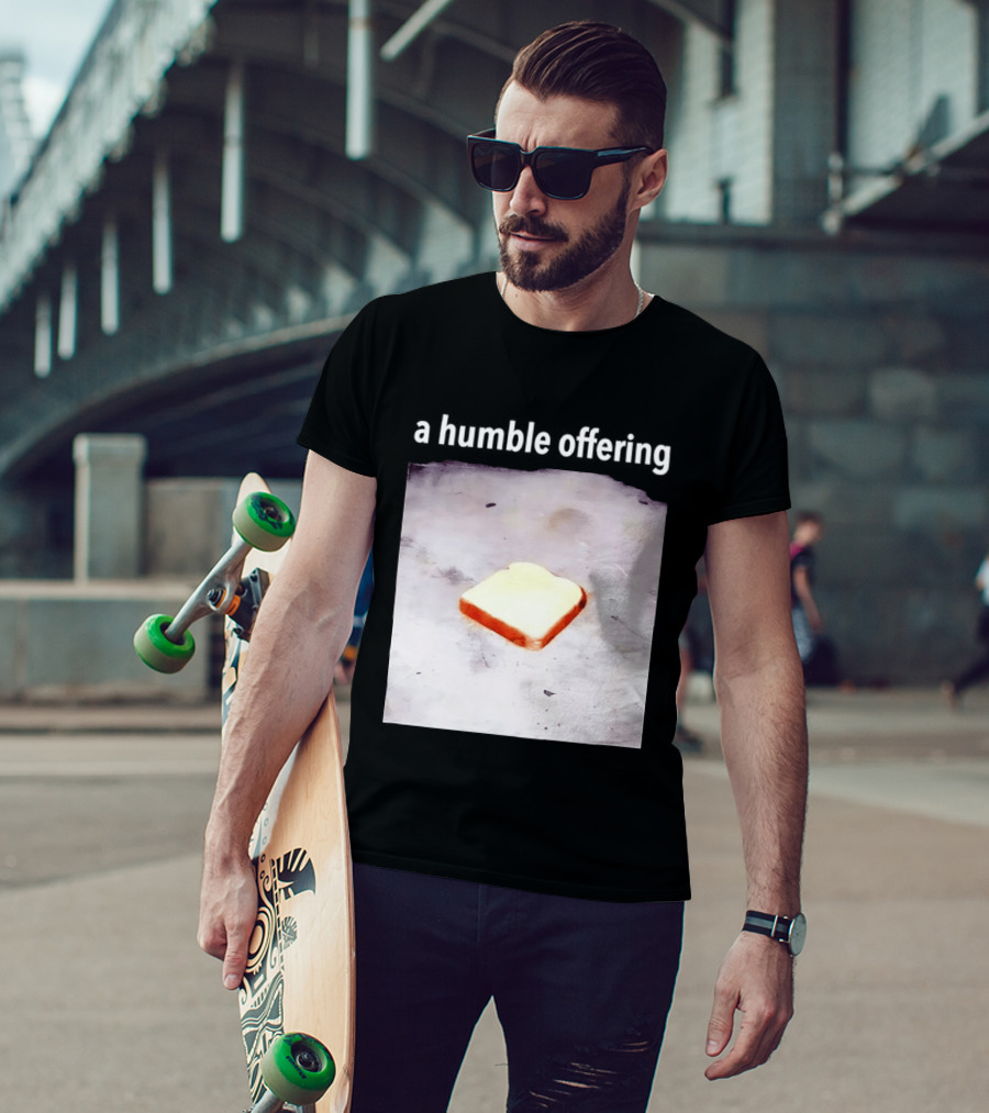 A Humble Offering Bread Slice Vintage Aesthetic T-Shirt