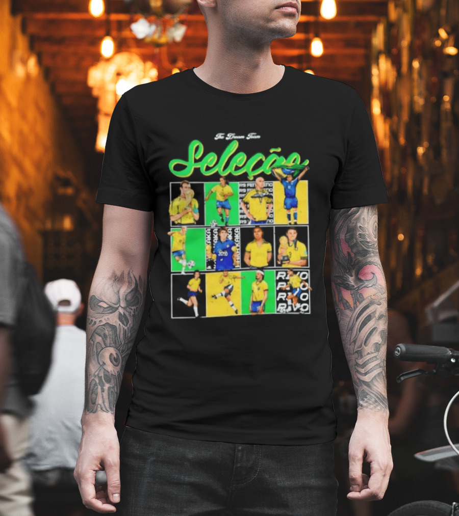 Selecao Brasil Football Legends Soccer Dream Team Series T-Shirt