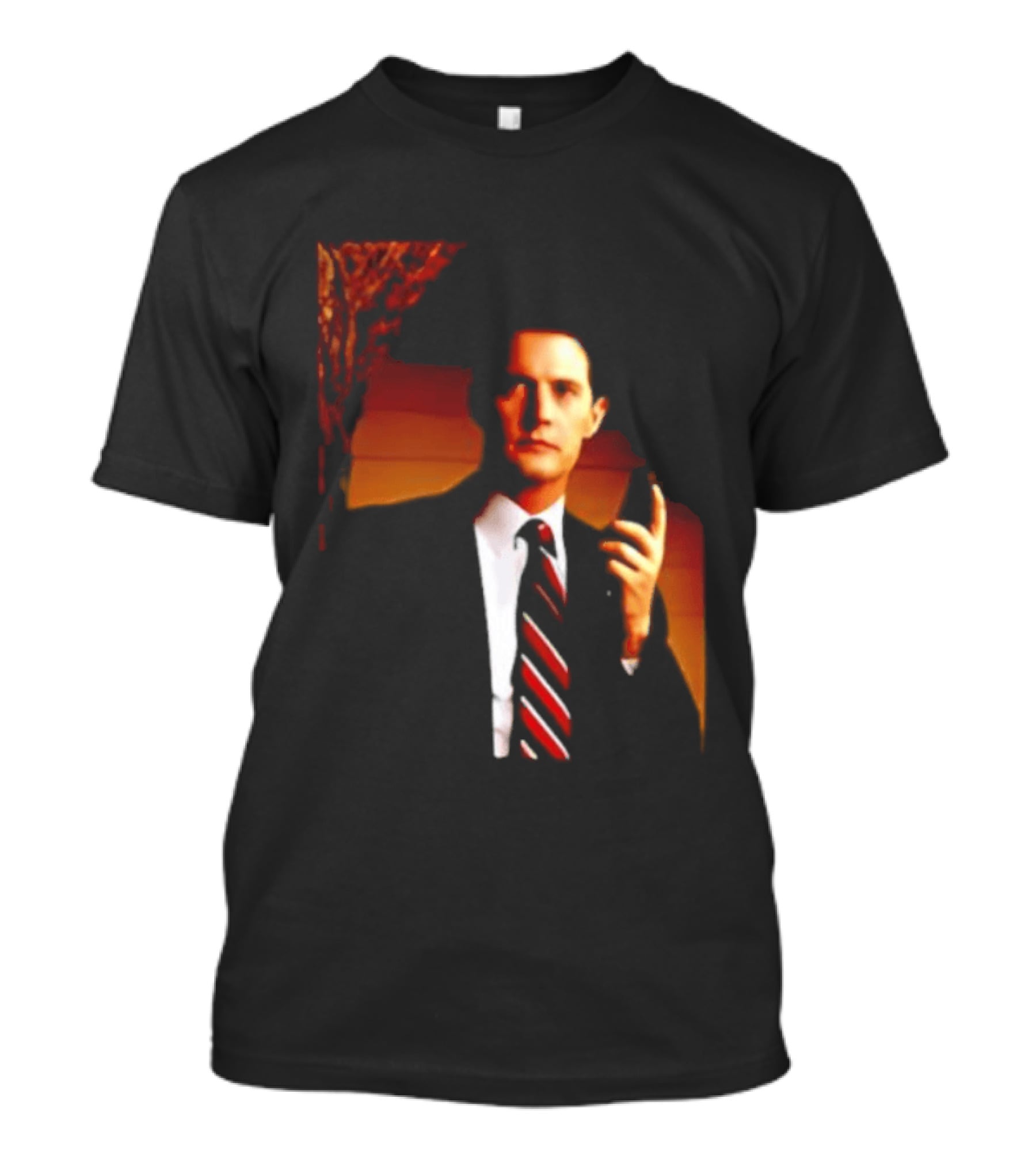 Dale Cooper Twin Peaks Iconic Red Room Aesthetic T-Shirt
